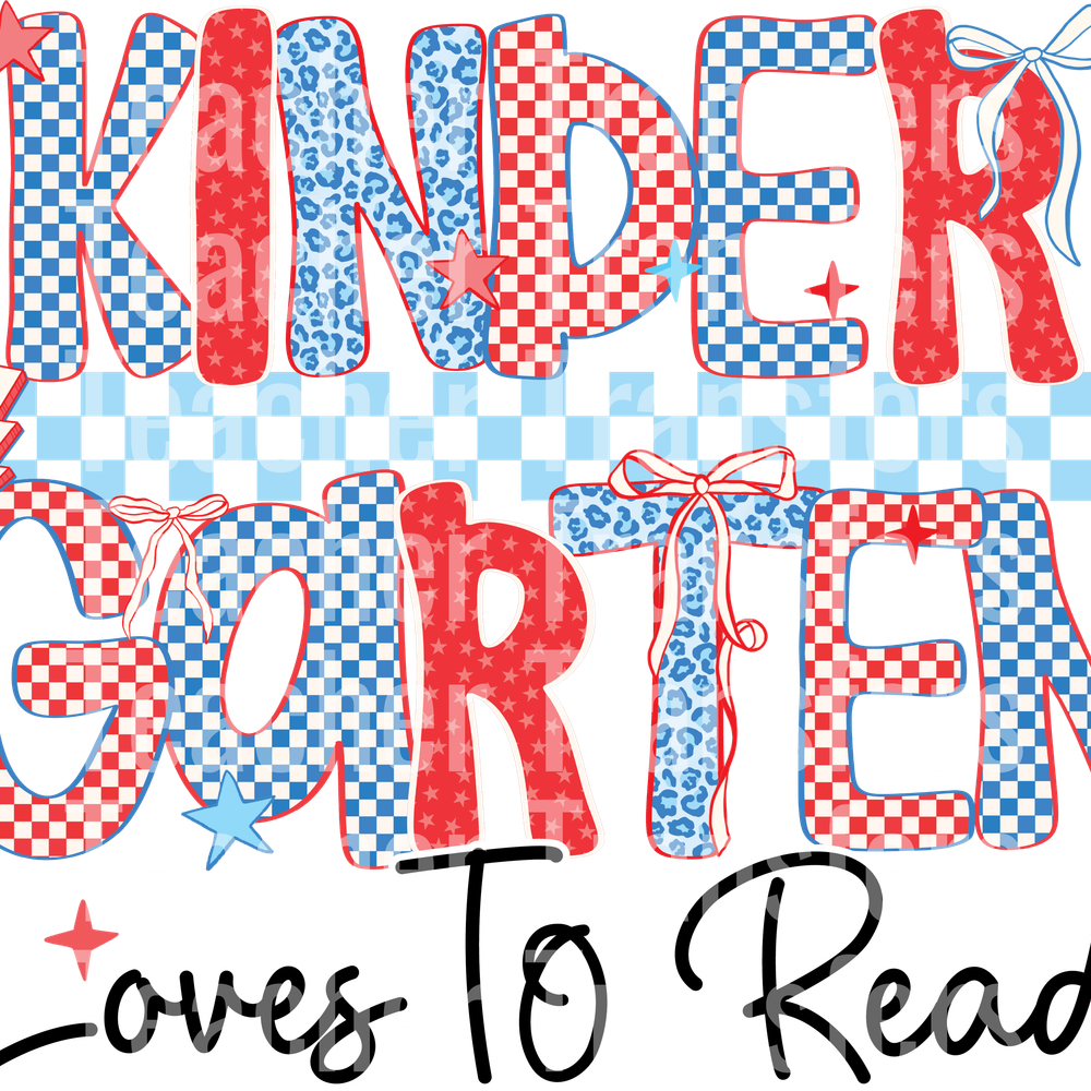 Loves to Read Grade Kindergarten