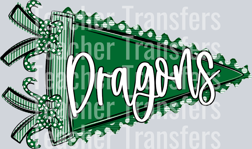 PREPSTER PENNANT TEAMS DRAGONS KELLY