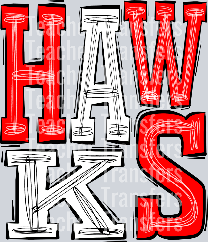Hawks-Red-White
