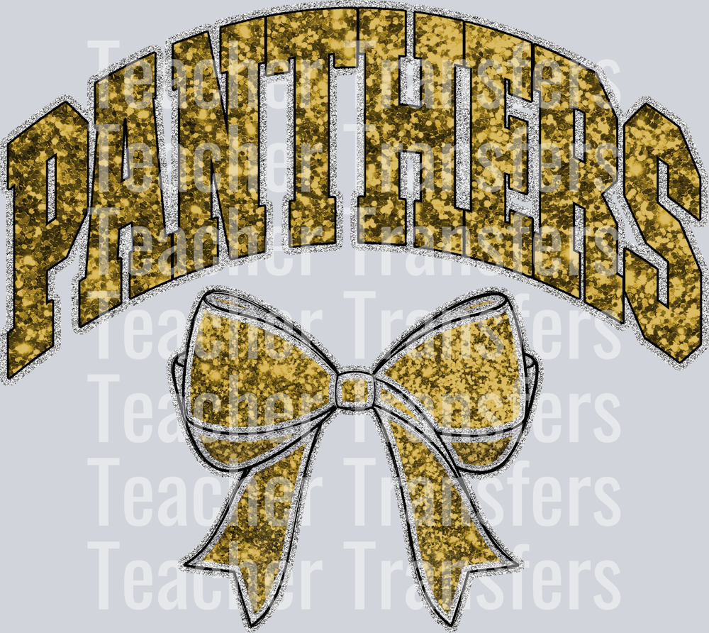 PANTHERS SILVER VEGAS COLLEGIATE GLITTER