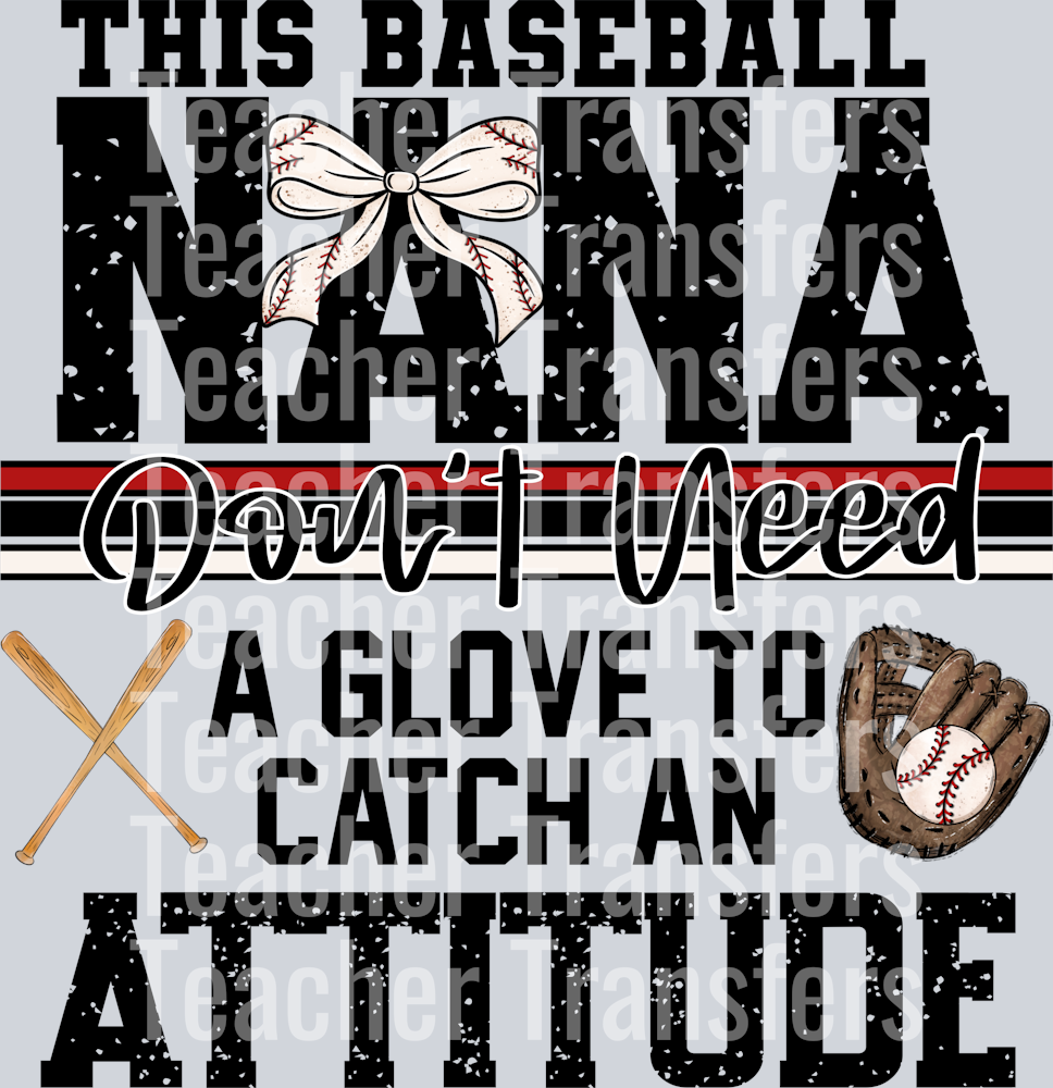 This baseball Nana Don’t Need A Glove
