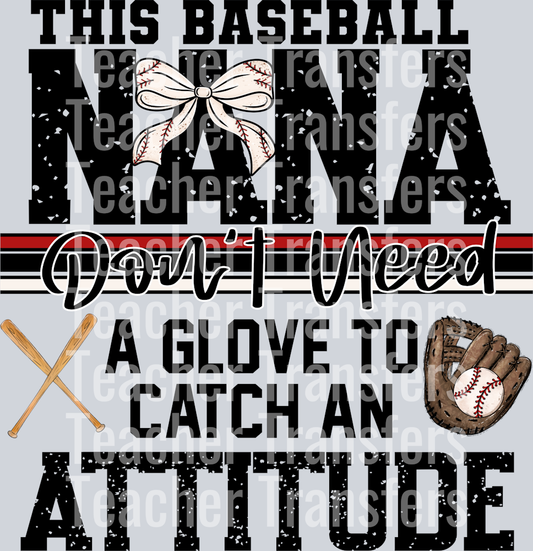 This baseball Nana Don’t Need A Glove