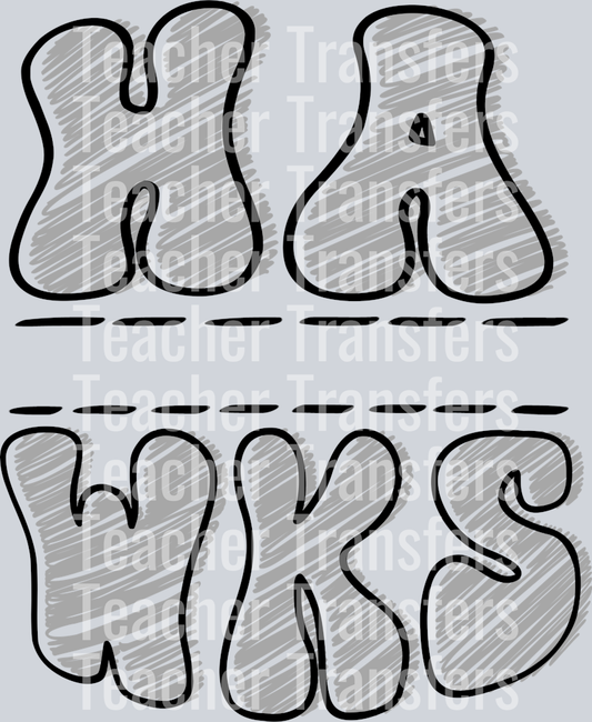 Sketch Mascot Names HAWKS GRAY BLACK