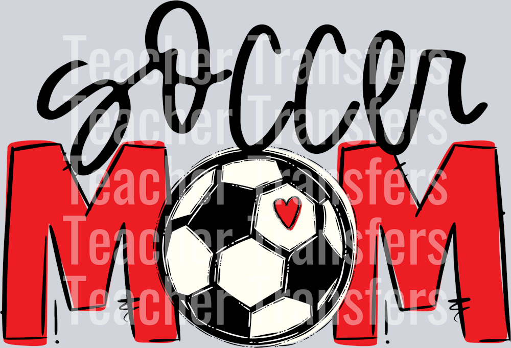 Soccer Mom Red No Flowers