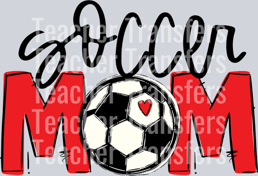 Soccer Mom Red No Flowers