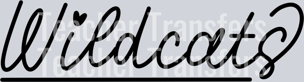 Hand Lettered Wildcats 2