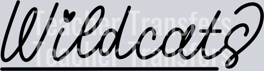 Hand Lettered Wildcats 2
