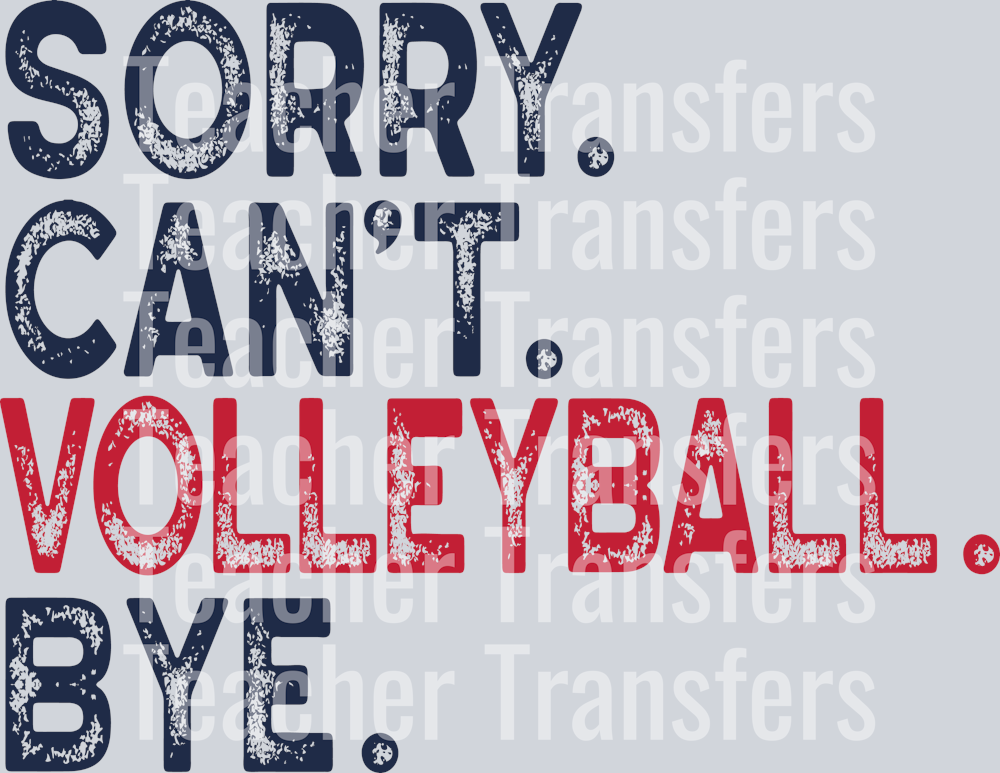 SorryCantVolleyballBye-PNG