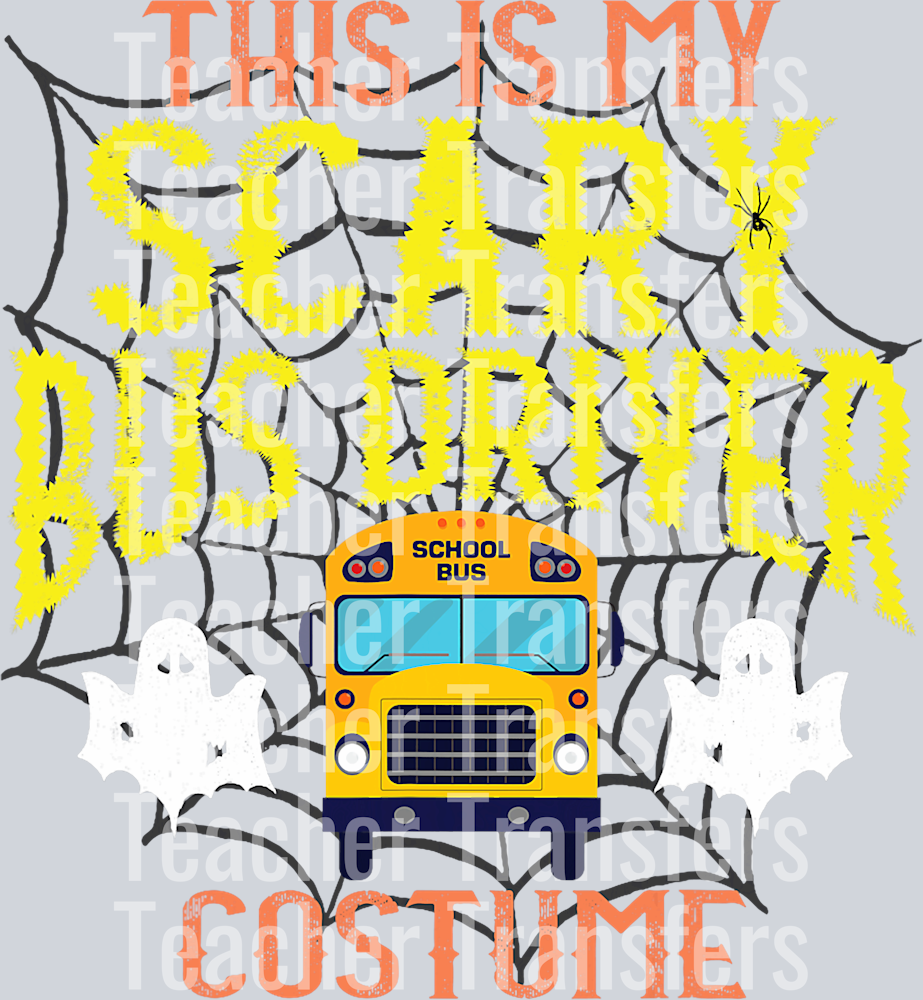 This Is My Scary Bus Driver Halloween Costume T-shirt