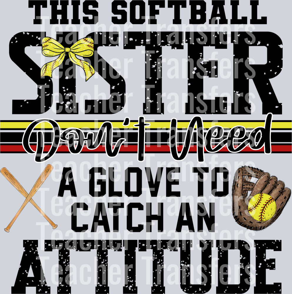 This Softball Sister Don’t Need A Glove