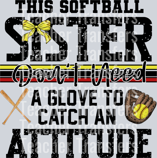 This Softball Sister Don’t Need A Glove