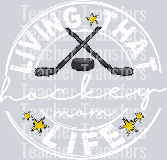 Living That HOCKEY Mom Life WHITE