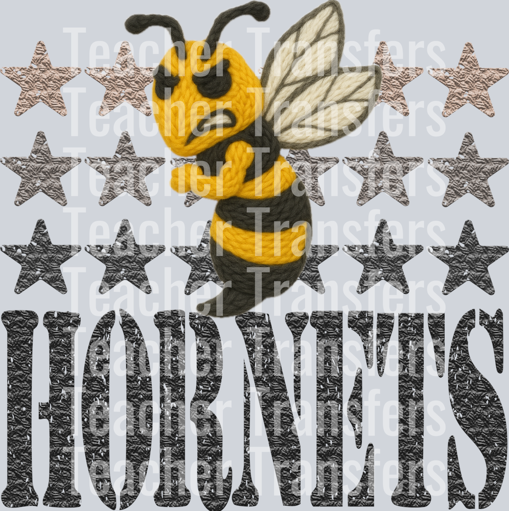 YARN MASCOTS HORNETS