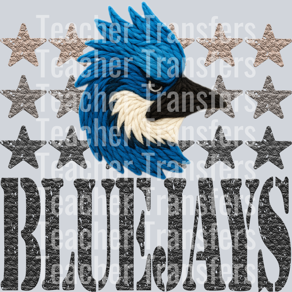 YARN MASCOTS BLUEJAYS