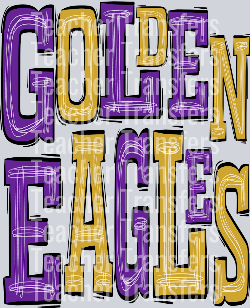 Golden Eagles-Purple-Gold