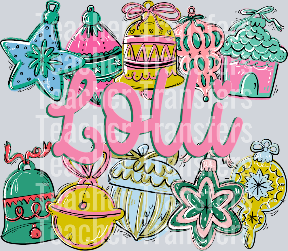 ORNAMENT NAME FRAME Lolli