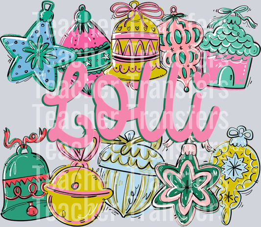 ORNAMENT NAME FRAME Lolli