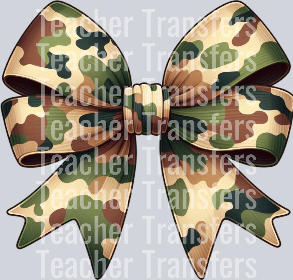 Camo Camouflage Coquette Bow Hunting PNG (18)