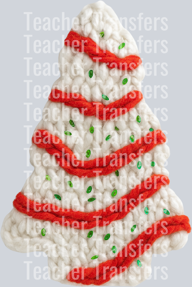 CHRISTMAS TREE FAUX YARN