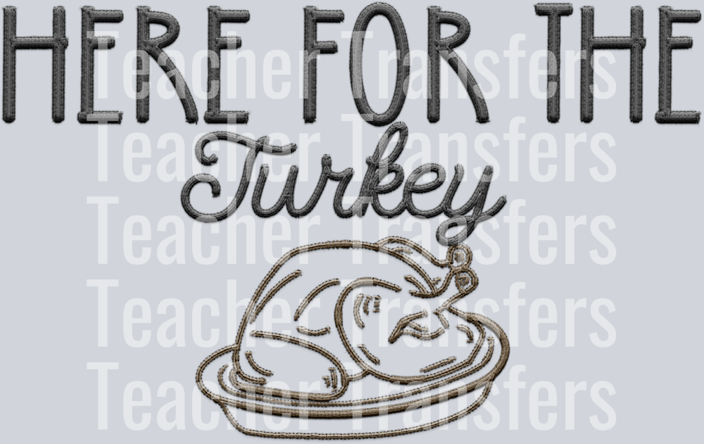 here for the turkey