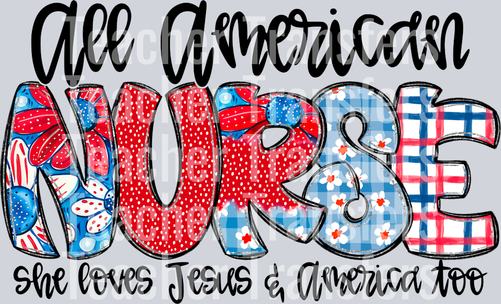 Nurse patriotic