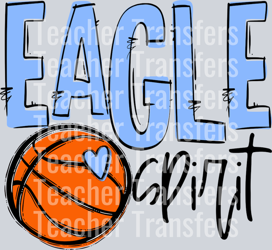 Team Go Spirit Eagle Basketball Columbia Blue