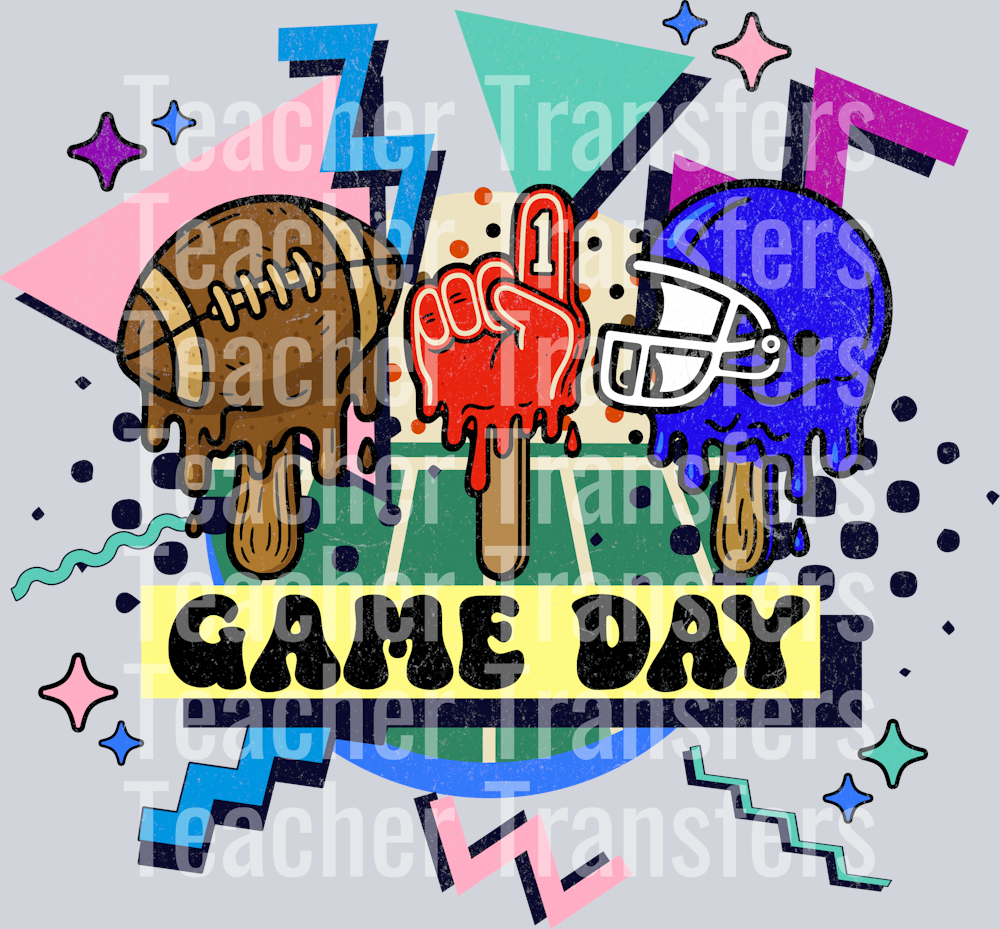 Retro Game Day ROYAL BLUE