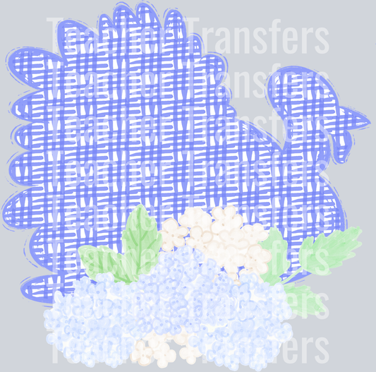 Turkey with Hydrangeas