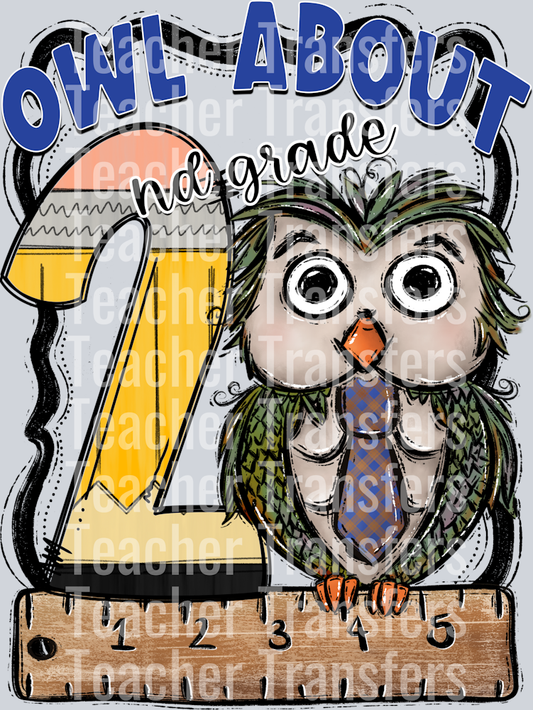 Owl About BLUE SECOND GRADE