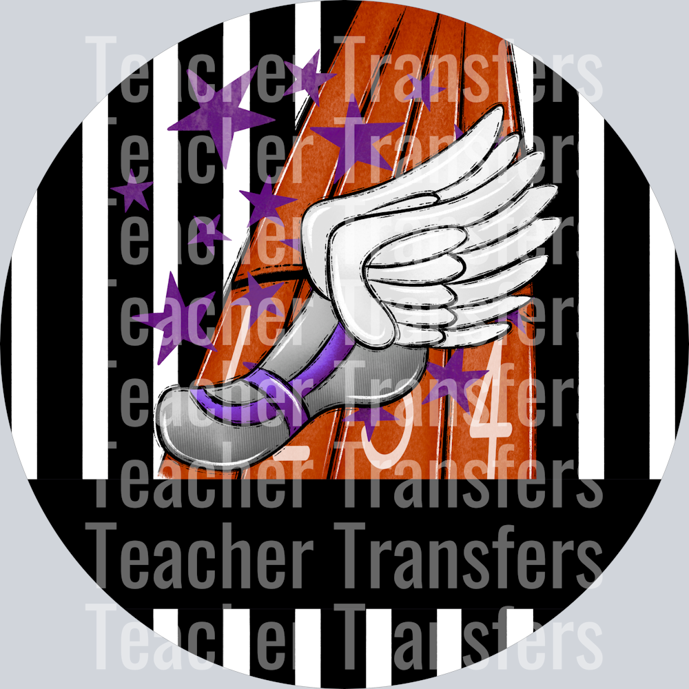 TRACK ORNAMENTS PURPLE