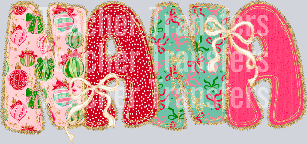 ChristmasBowLace Nana