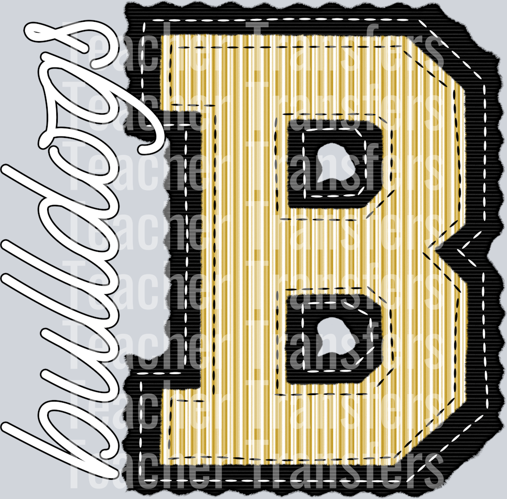 THE PREPSTER B BULLDOGS VEGAS BLACK