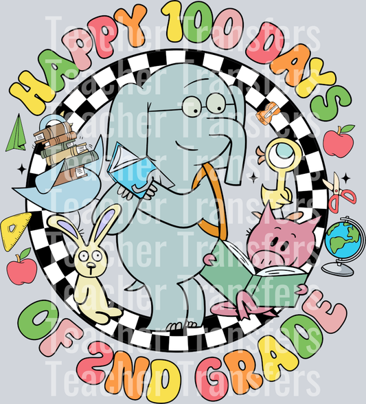 OR 16122024 NHUY Happy 100 Days Of 2nd Grade Elephant And Piggie