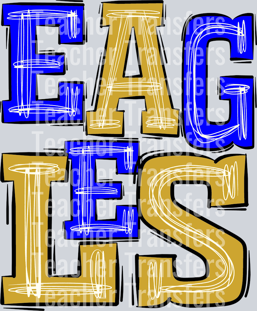 Eagles Blue and Gold