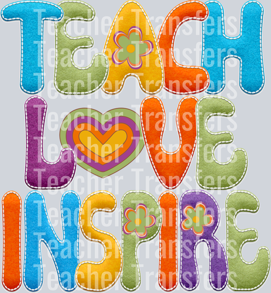 Teach Love Inspire BACK