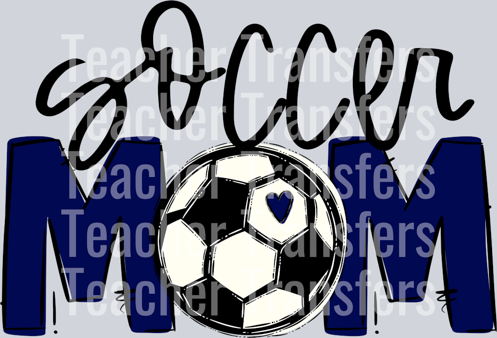 Soccer Mom Navy blue No Flowers