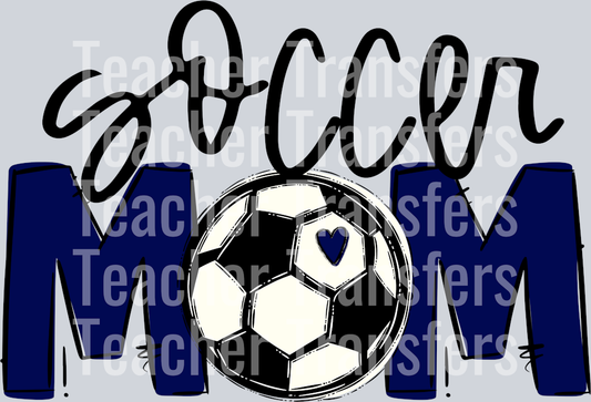 Soccer Mom Navy blue No Flowers