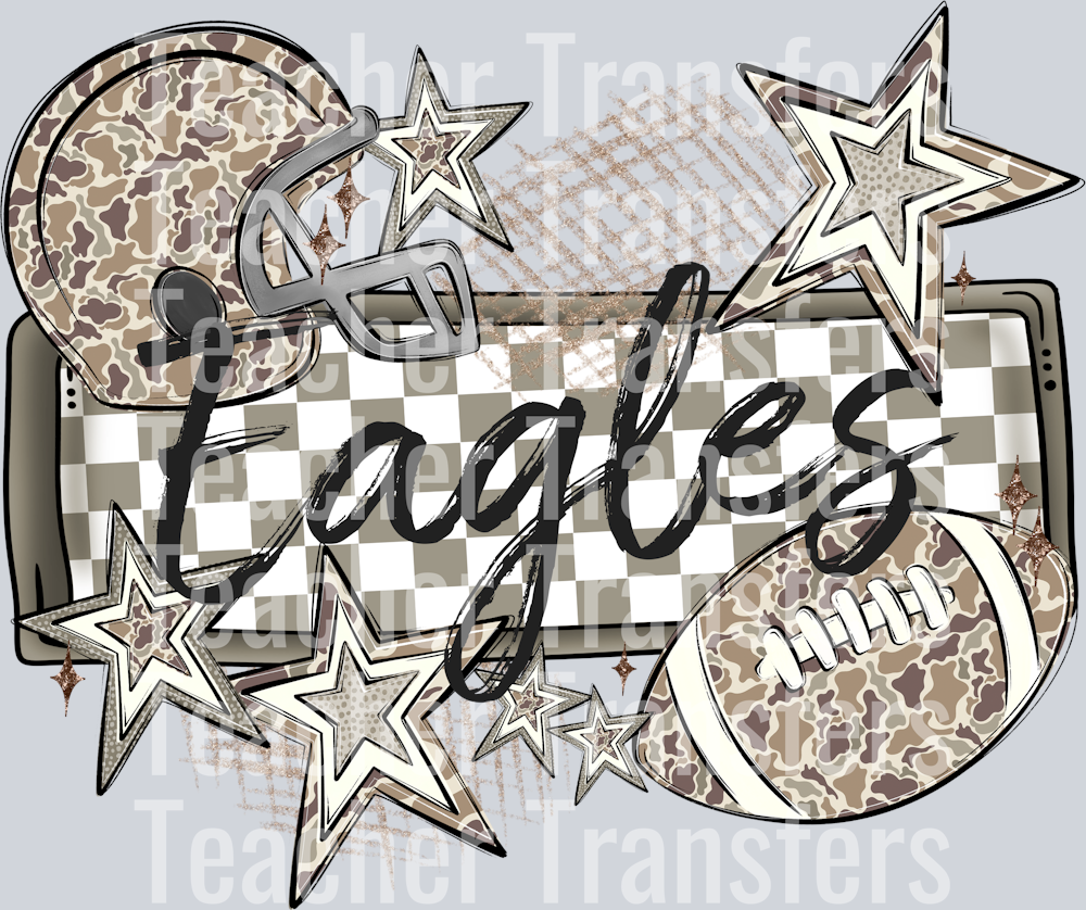 CAMO FOOTBALL NAME EAGLES