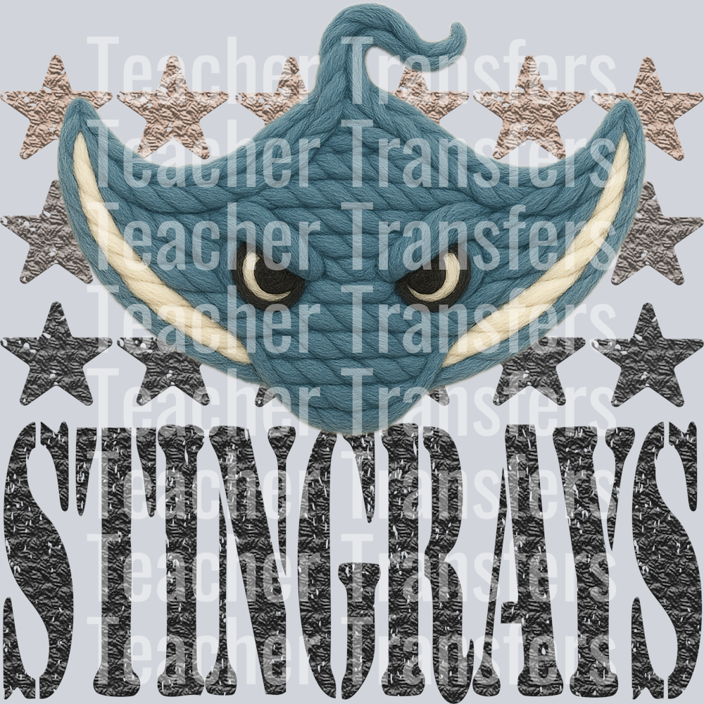 YARN MASCOTS STINGRAYS