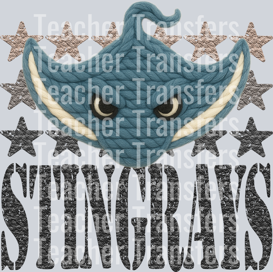 YARN MASCOTS STINGRAYS