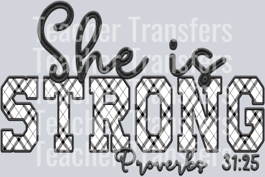 SHE IS STRONG PROVERBS
