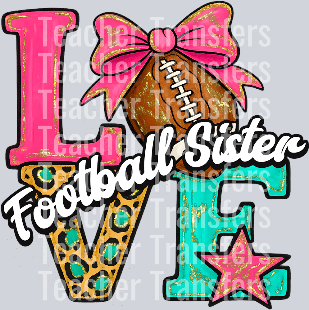 Love Football Sister HWDS