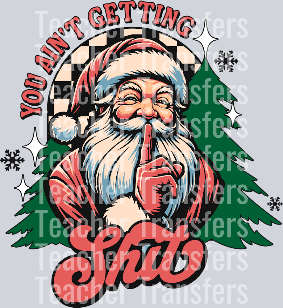 YOU AINT GETTING SHIT SANTA