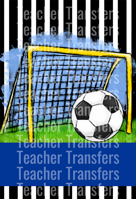 Soccer Garden Flags BLUE