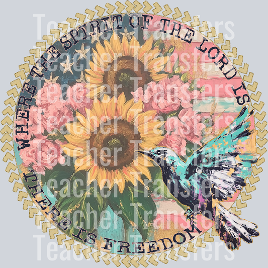 WHERE THE SPIRIT OF THE LORD IS THERE IS FREEDOM