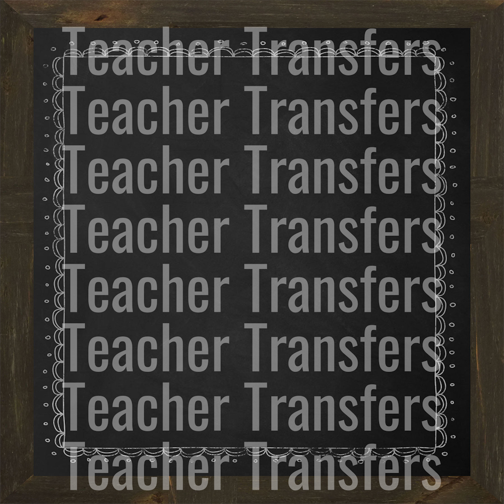 Ornament Background - Wood Frame on Chalkboard