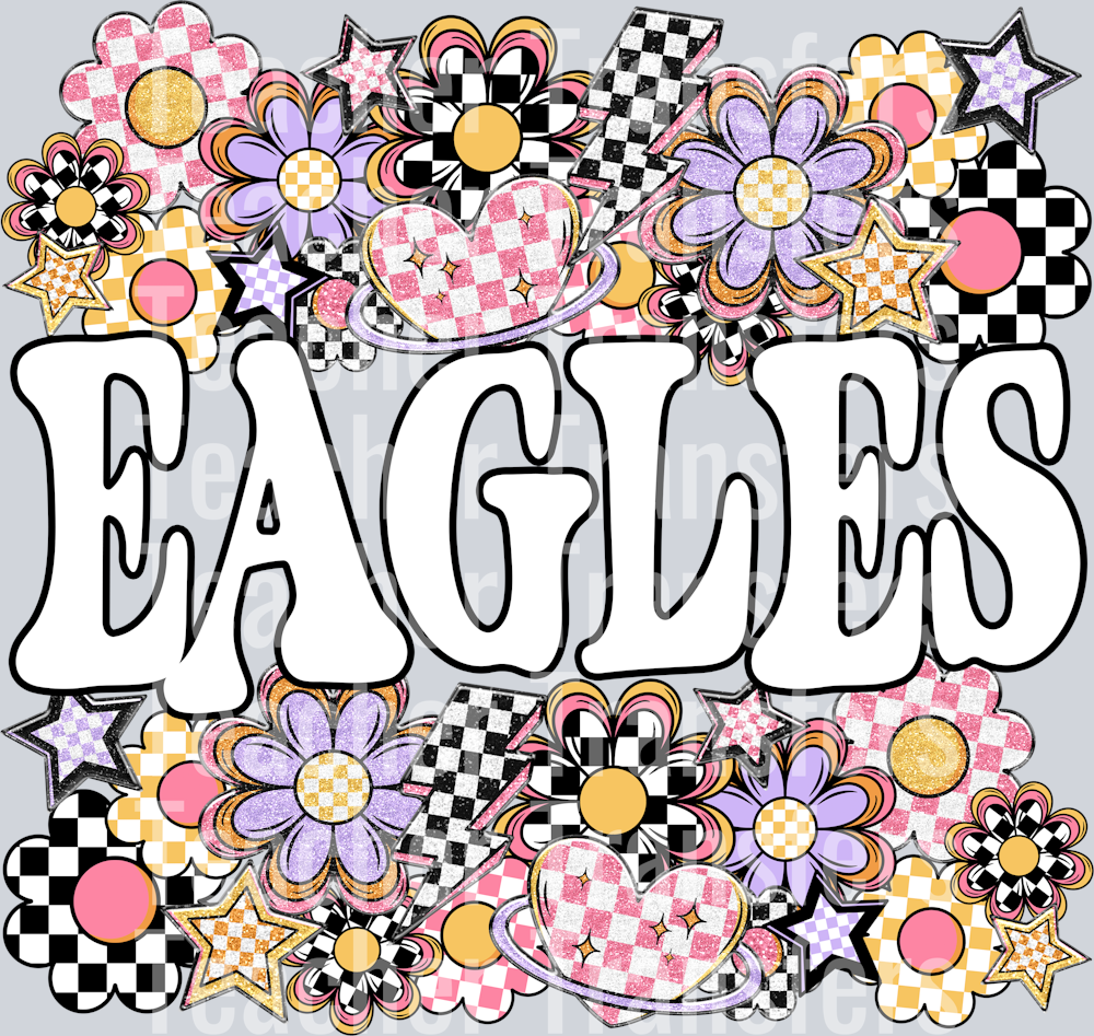 Funky Flowers Mascots EAGLES