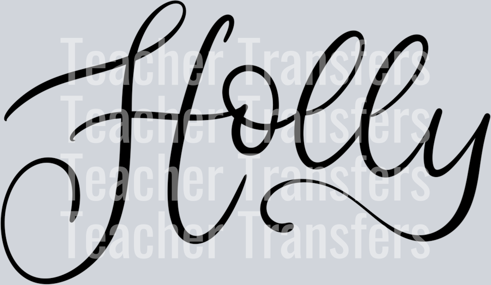 Holly Lettering Only