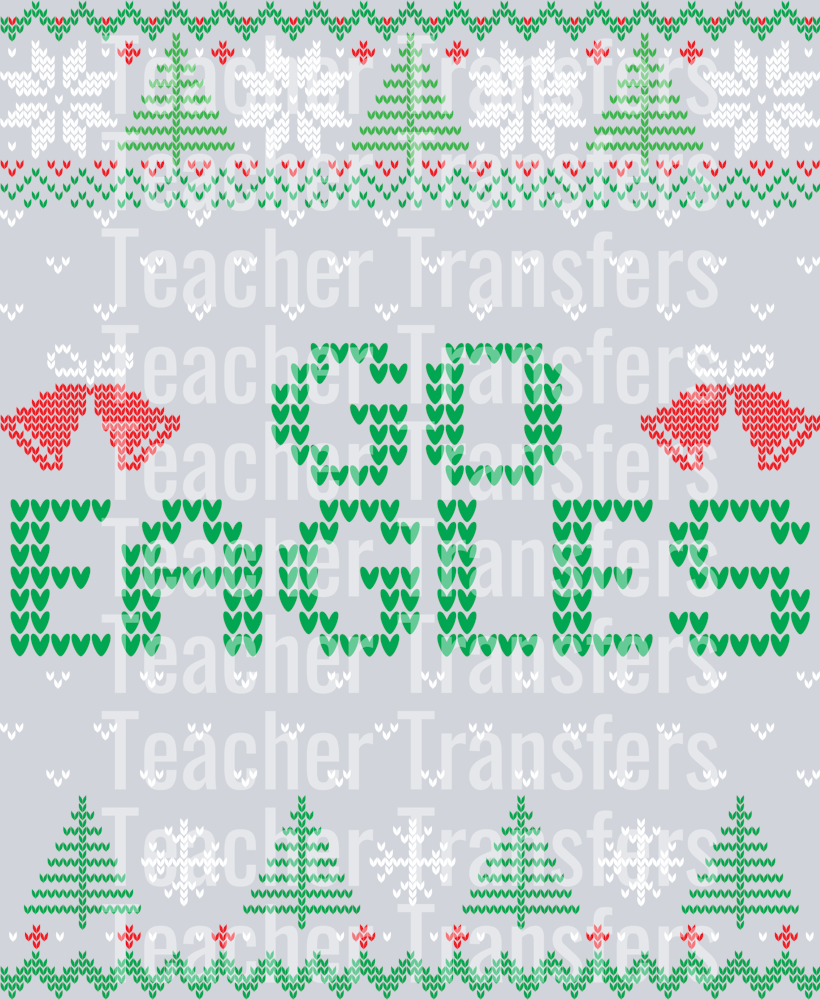 Ugly Sweater EAGLES WHITE Team