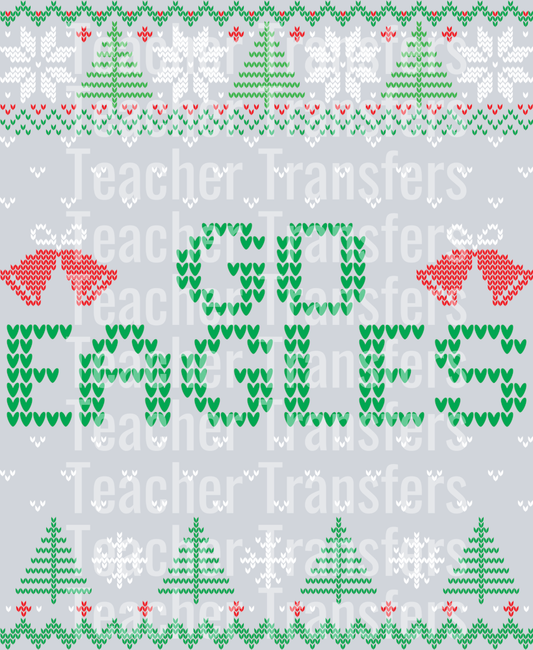 Ugly Sweater EAGLES WHITE Team